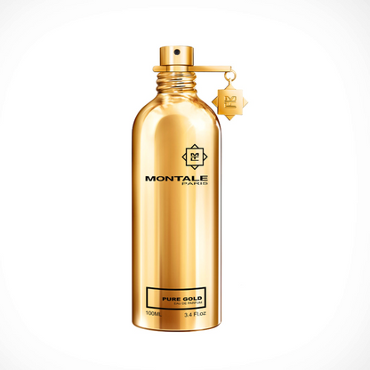 Montale Pure Gold Probe - Elegante Parfümflasche mit goldenem Design, 100ML Inhalt.